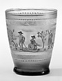 Beaker, Glass, probably Austrian