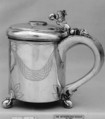 Peg tankard, Isack Andersen Feldthus, Silver, Norwegian, Stavanger