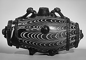 Flask, Glass, possibly French