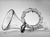 Horn, Glass, probably German or Netherlandish