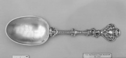 Spoon, Jacobus Niebuur, Silver, Dutch, Leeuwarden