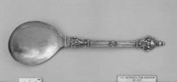 Spoon, Jeremias Wild, Silver, once parcel gilt, German, Augsburg