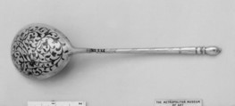 Spoon, Silver, parcel gilt, Russian, Moscow