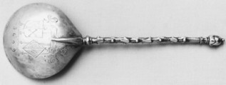 Spoon, Theodorus Huigen Dutch, Silver, Dutch, Harlingen