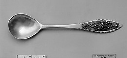 Spoon, Silver, parcel gilt, Portuguese
