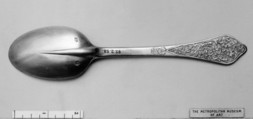 Spoon, Johann Christoph Treffler I, Silver gilt, German, Augsburg