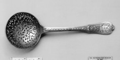Sugar spoon, Claude-Auguste Aubry, Silver gilt, French, Paris
