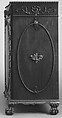 Clothes press, William Vile (British, Somerset 1715–1767 London), Mahogany veneer on oak, British