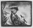 Snuffbox cover with portrait of Frederick the Great (1712–1786), King of Prussia, German Painter  , ca. 1760, Painted enamel on copper; copper gilt, German