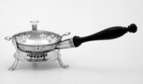 Miniature brazier, Antoine Plot French, Silver, wood, French, Paris
