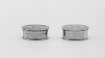 Miniature box with cover, Silver, German, probably Augsburg