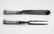 Miniature fork, Silver, German, probably Augsburg