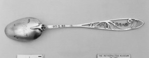 Coffee spoon, Hans Bjerregaard Steen Norwegian, Silver, Norwegian, Oslo
