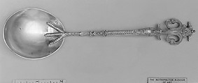 Spoon, Silver gilt, German, Hanau