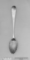 Egg spoon, Peter Bateman, Silver, British, London