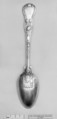 Teaspoon, W. K. (?), Silver, British, London