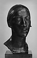 Head of Mme Stone (L'Americaine), Charles-Albert Despiau French, Bronze, with marble base, French