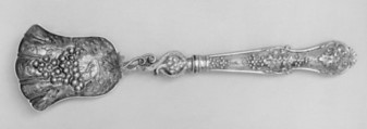 Sugar spoon, H. & T., Birmingham, Silver, parcel gilt, British, Birmingham