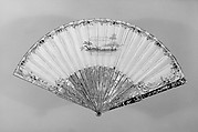 Fan, Paper, mother-of-pearl, French