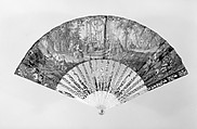Fan, Paper, ivory, mother-of-pearl, French