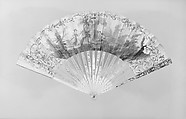 Fan, Paper, ivory, mother-of-pearl, French