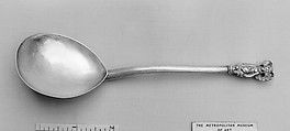 Figure-top spoon, Silver, probably German, Nuremberg