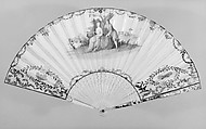 Fan, Paper, ivory, French
