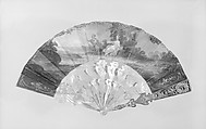Fan, Paper, mother-of-pearl, French