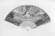Fan, Parchment, ivory, French