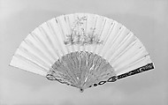 Fan, Parchment, mother-of-pearl, French