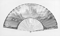 Fan, Parchment, paper, mother-of-pearl, French