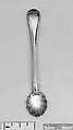 Salt spoon, Charles Christofle  French, Silver, parcel gilt, French