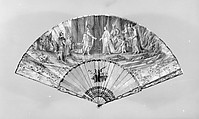 Fan, Parchment, mother-of-pearl, French