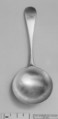 Caddy spoon, Peter Bateman, Silver, parcel-gilt, British, London or Chester