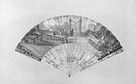 Fan, Paper, ivory, French