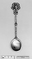 Salt spoon, Silver, German