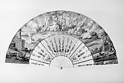 Fan, Paper, ivory, glass, French