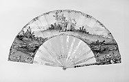 Fan, Paper, mother-of-pearl, French