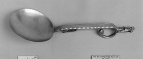 Figure-top spoon, Hans Heinrich Hering, Silver, possibly German, Augsburg