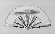 Fan, Parchment, paper, mother-of-pearl, tortoiseshell, French