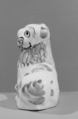 Lion, Tin-glazed earthenware, British, possibly Lambeth