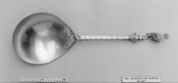 Figure-top spoon, Silver, Dutch, Zierikzee