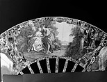 Fan, Paper, feathers, silk, ivory and glass, Dutch