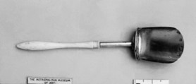 Caddy spoon, Cocks & Betteridge, Silver, ivory, British, Birmingham