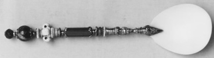 Spoon, Silver gilt, shell, possibly Northern Italian