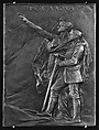 For the French Alpine Club, Louis-Oscar Roty French, Bronze, struck, silvered, French