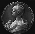 Portrait of Mme. Herbette, Louis-Oscar Roty  French, Bronze, cast, French
