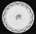 Plate, Wedgwood and Co., Creamware, British, Etruria, Staffordshire