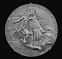 Opening of the Railway Line Between Algiers and Constantine, November 3, 1886, Louis-Oscar Roty  French, Bronze, struck, silvered, French