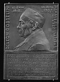 In Memory of Dr. Leon Gosselin (1815–1887), President of the Academy of Sciences, Louis-Oscar Roty  French, Silver, struck, French